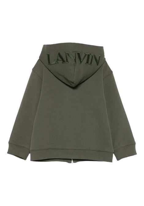 Felpa con cappuccio e zip LANVIN KIDS | N30314665